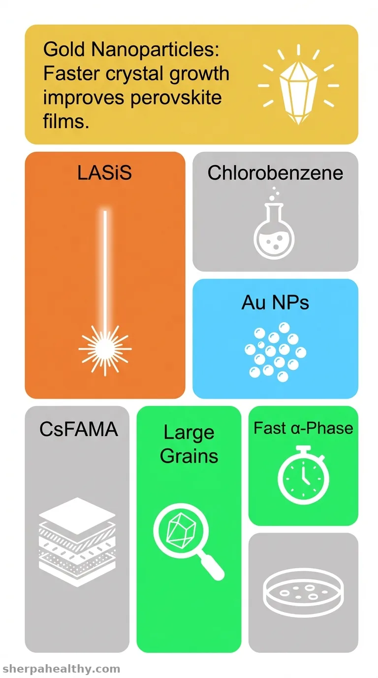 Effects of Au Nanoparticles Suspended in Chlorobenzene Antisolvent on Mixed-Halide Perovskites.