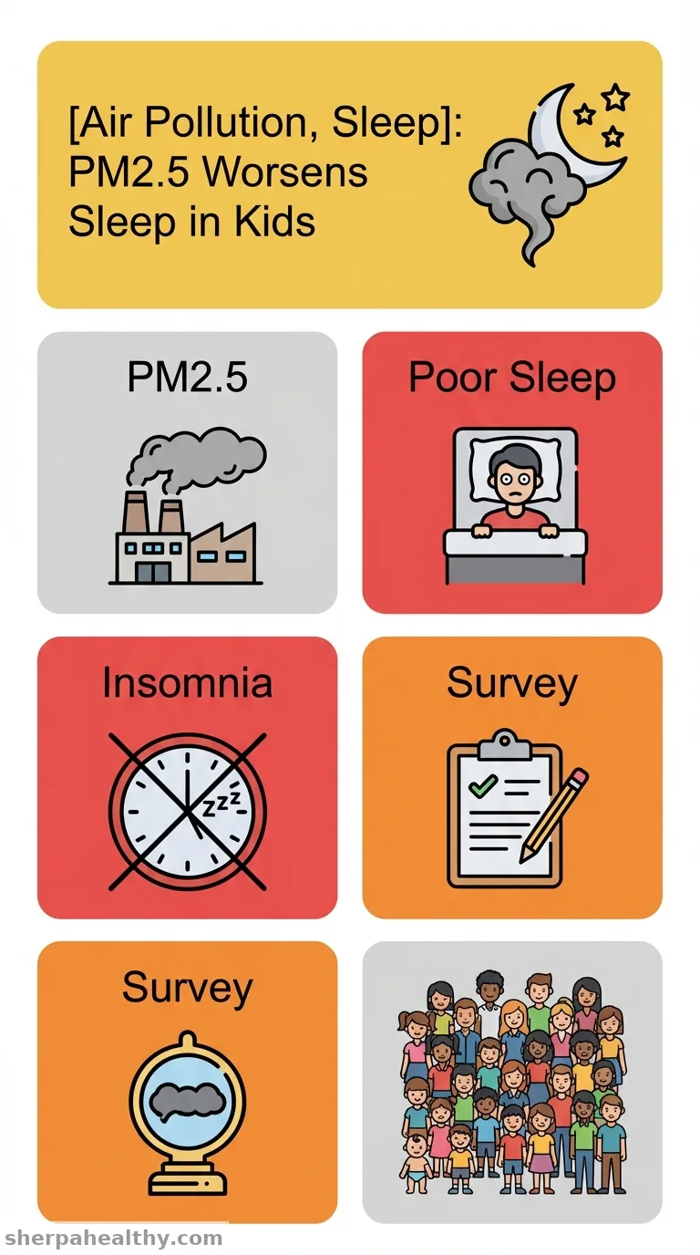 Long-term exposure to major constituents of fine particulate matter and sleep disorders among children and adolescents: A population-based survey in Guangdong province, China.