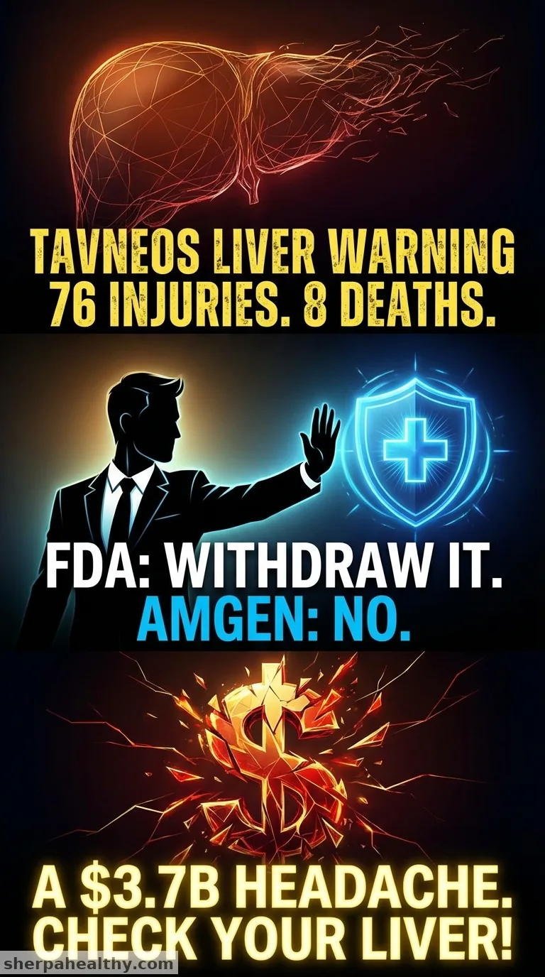 FDA flags serious liver injury cases, 8 deaths with ‘reasonable’ link to Amgen's Tavneos