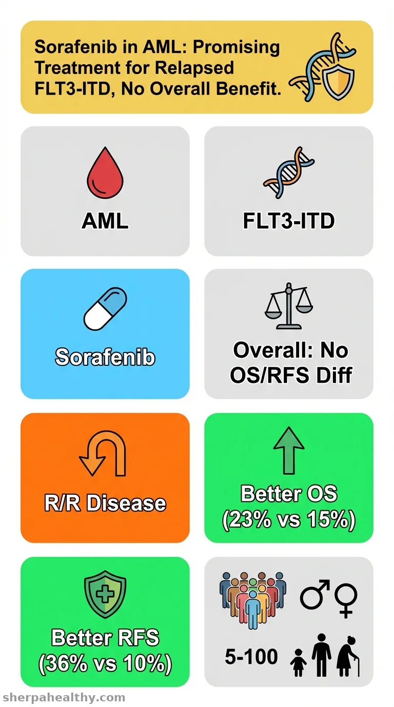 Effect of sorafenib on prognosis in patients with low-allelic-ratio FLT3-ITD acute myeloid leukemia undergoing allogeneic hematopoietic stem cell transplantation.