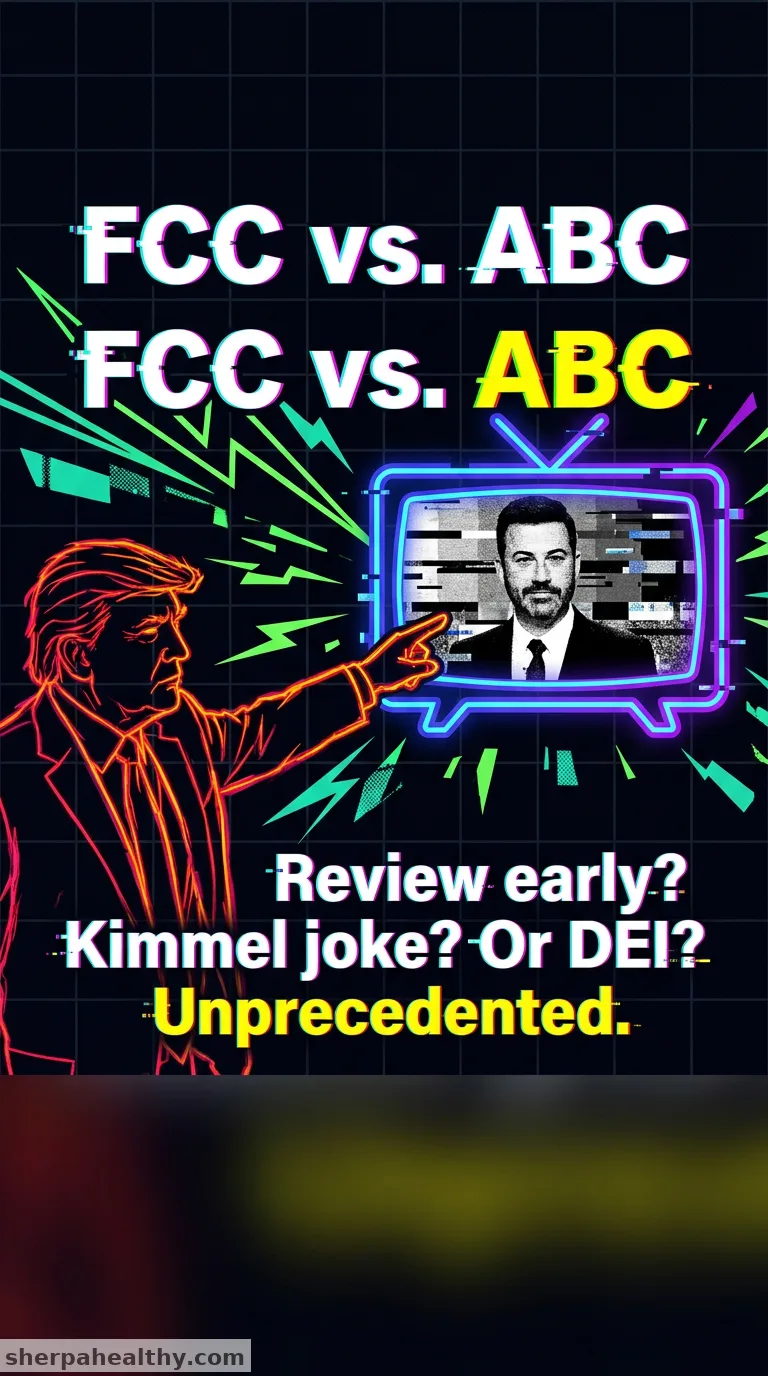 The FCC is thinking about reviewing ABC's broadcast license ahead of schedule