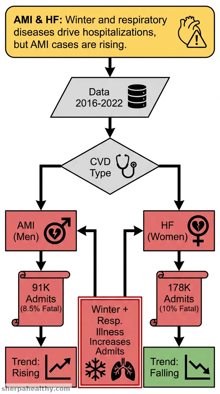 Admissions and Deaths Due to Heart Failure and Acute Myocardial Infarction in the State of Minas Gerais: Analysis of Time Series.