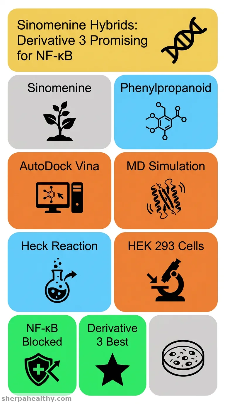 Design, molecular docking and suppression on NF-κB activity of sinomenine hybrid derivatives.