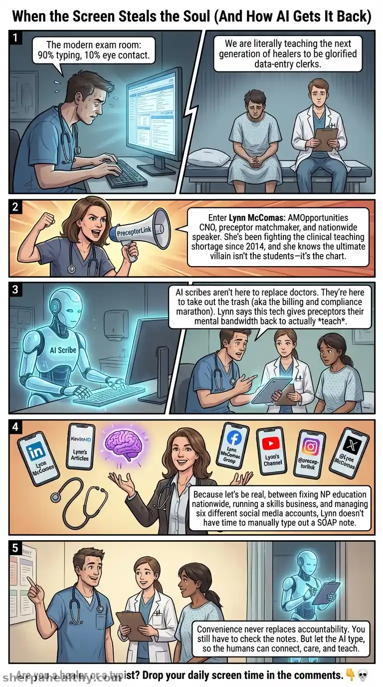 How AI scribes can rescue clinical education from burnout