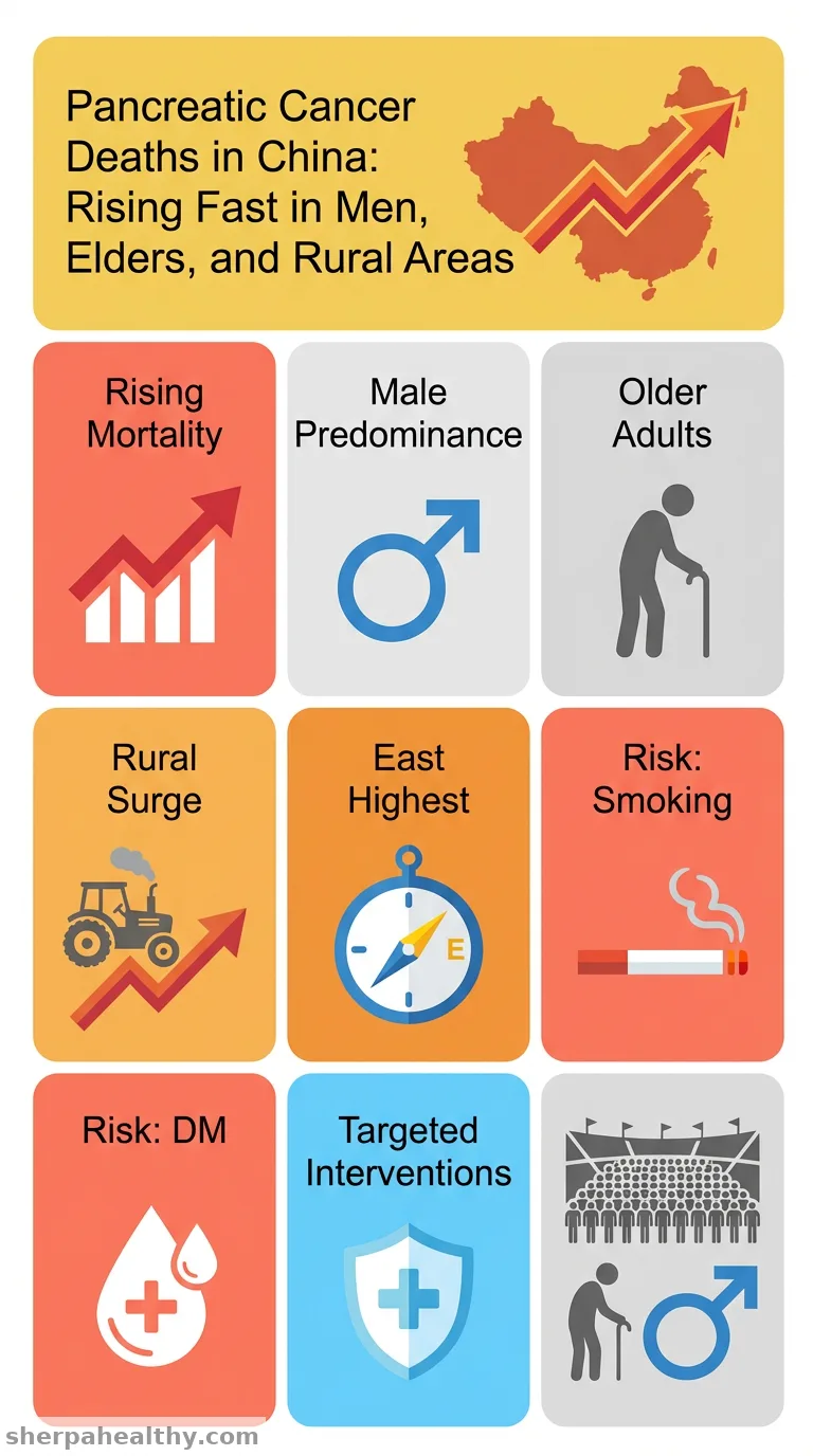 Pancreatic cancer mortality in China from 2004 to 2021: an in-depth analysis of age, gender, and regional disparities.