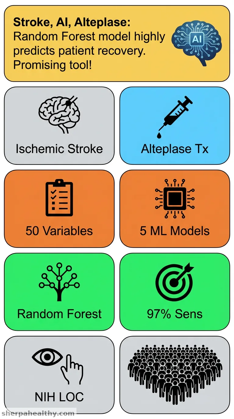 Enhancing ischemic stroke management: leveraging machine learning models for predicting patient recovery after Alteplase treatment.