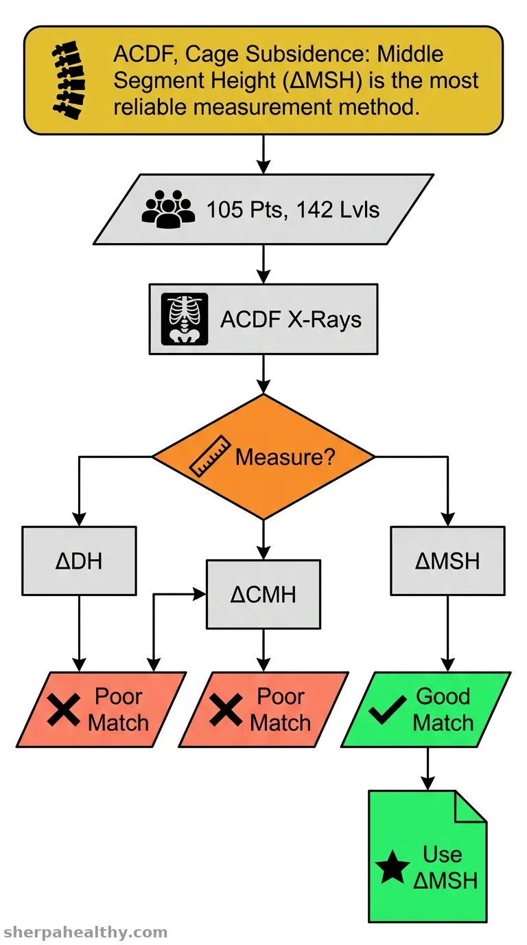 How to Choose the Measurement Methods for Cage Subsidence Following Anterior Cervical Discectomy and Fusion?