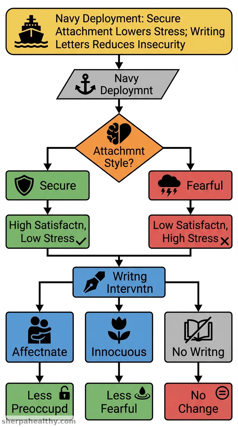 Attachment Style During a Partner's Deployment with the United States Navy: Associations with Relational Satisfaction, Stress, and Changes over Time.