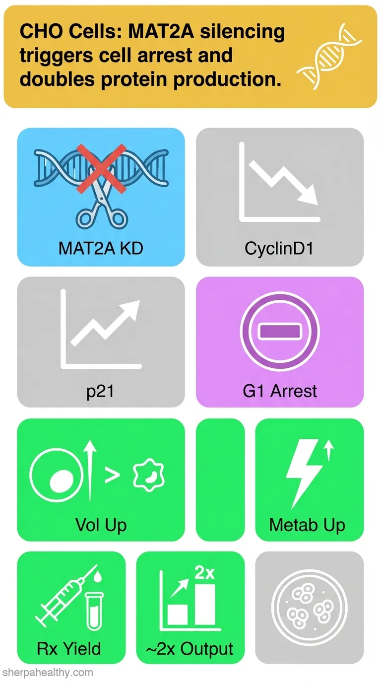 MAT2A Knockdown Enhances Recombinant Protein Expression in Transgenic CHO Cells Through Regulation of Cell Cycle.
