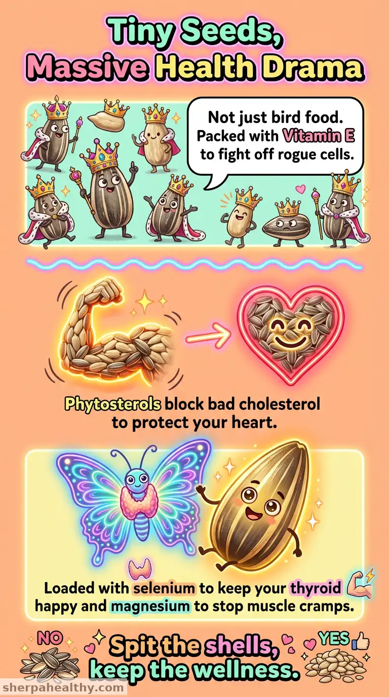 The Many Health Benefits of Sunflower Seeds