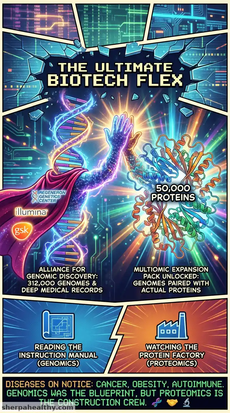 Alliance for Genomic Discovery expands with Regeneron Genetics Center membership and new proteomics data offering