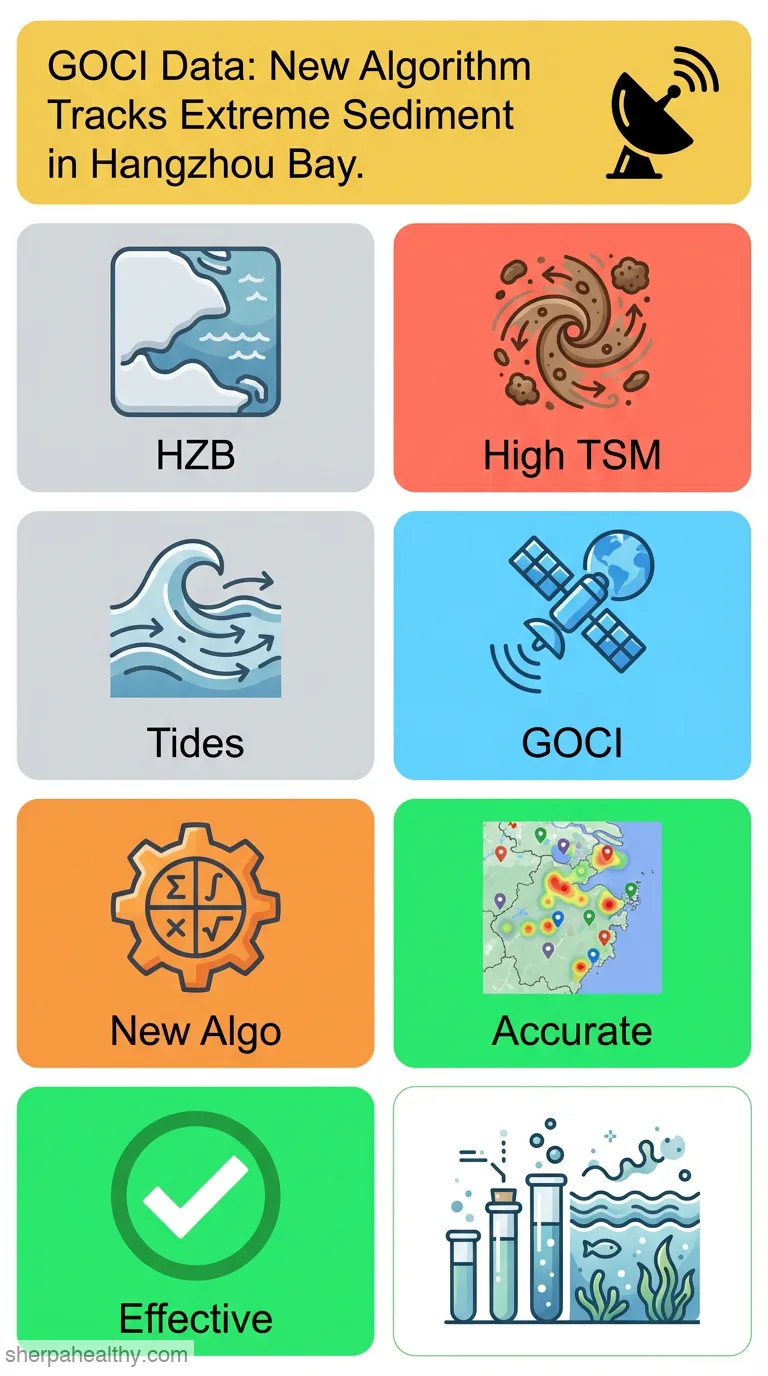 A simple and effective algorithm to retrieve total suspended matter from GOCI data in Hangzhou Bay, China.