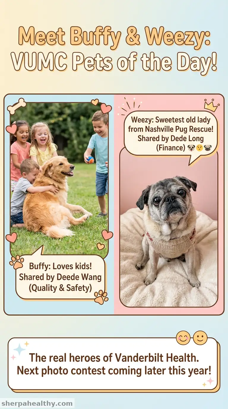 Vanderbilt Health Pets of the Day: Buffy and Weezy