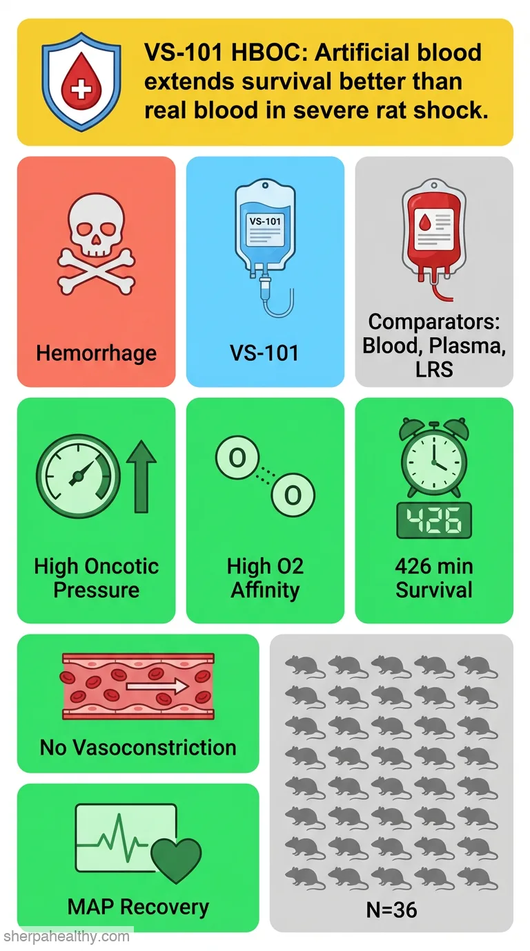 LOW-VOLUME RESUSCITATION WITH VS -101, A NEXT-GENERATION PEGYLATED HEMOGLOBIN-BASED OXYGEN CARRIER, IMPROVES SURVIVAL AFTER SEVERE HEMORRHAGIC SHOCK IN RATS.
