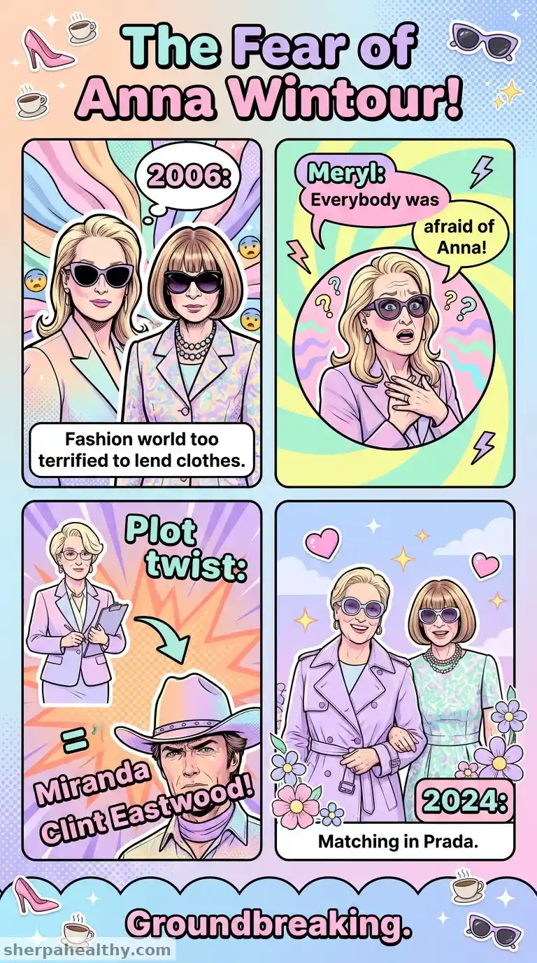 Meryl Streep Says Fear Of Anna Wintour Affected 'TDWP'