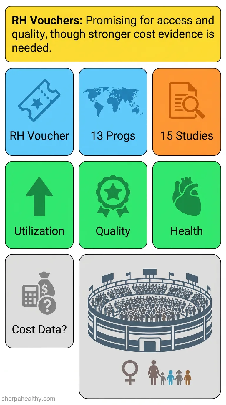 Systematic Review: the use of vouchers for reproductive health services in developing countries: systematic review.