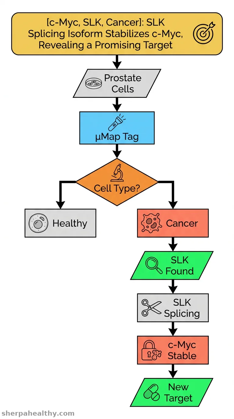 Photoproximity labeling of c-Myc reveals SLK as a cancer specific co-regulator.