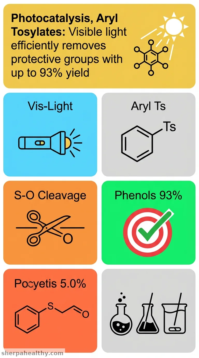 Photocatalytic Reductive Desulfonation of Aryl Tosylates.