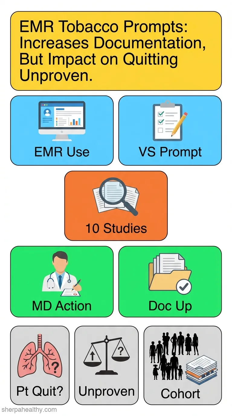 Electronic medical records to increase the clinical treatment of tobacco dependence: a systematic review.