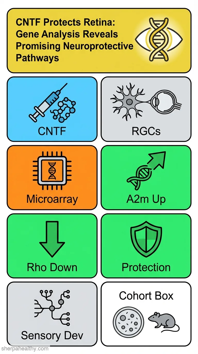 Neuroprotective Mechanisms of Ciliary Neurotrophic Factor in Retinal Ganglion Cells: Insights from Microarray Analysis.