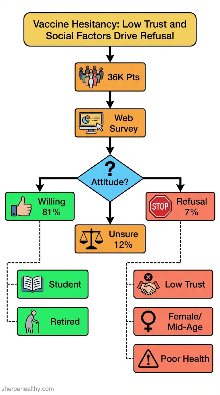 Role of Individual, Social and Health Factors as Determinants of COVID-19 Vaccine Hesitancy: Results from the Second Phase of the Italian EPICOVID19 Web-Based Survey.
