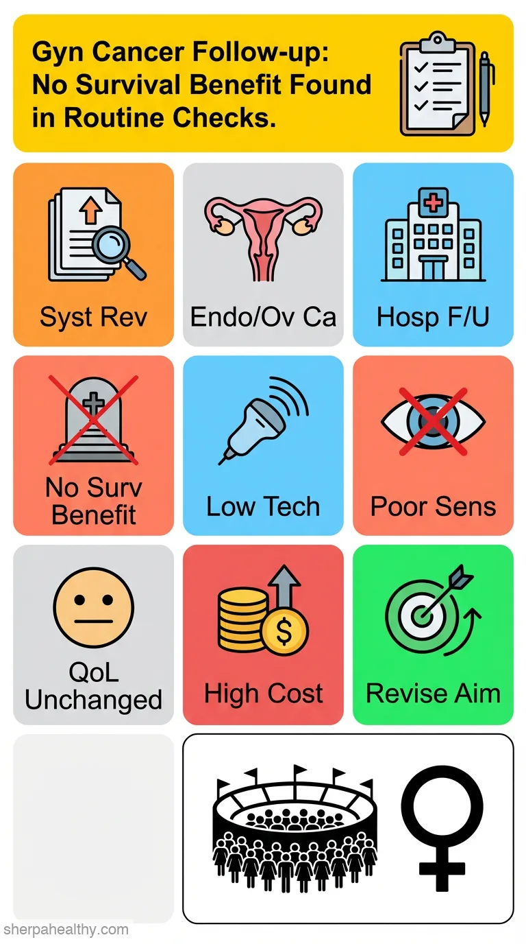 The value of gynecologic cancer follow-up: evidence-based ignorance?
