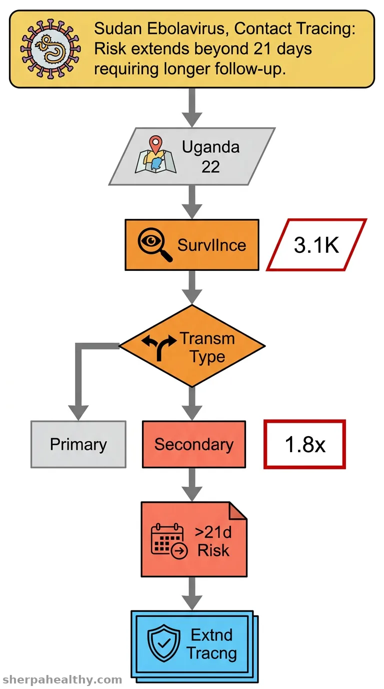 Incidence and predictors of Sudan ebolavirus transmission among contacts in Uganda in 2022: a retrospective cohort study.