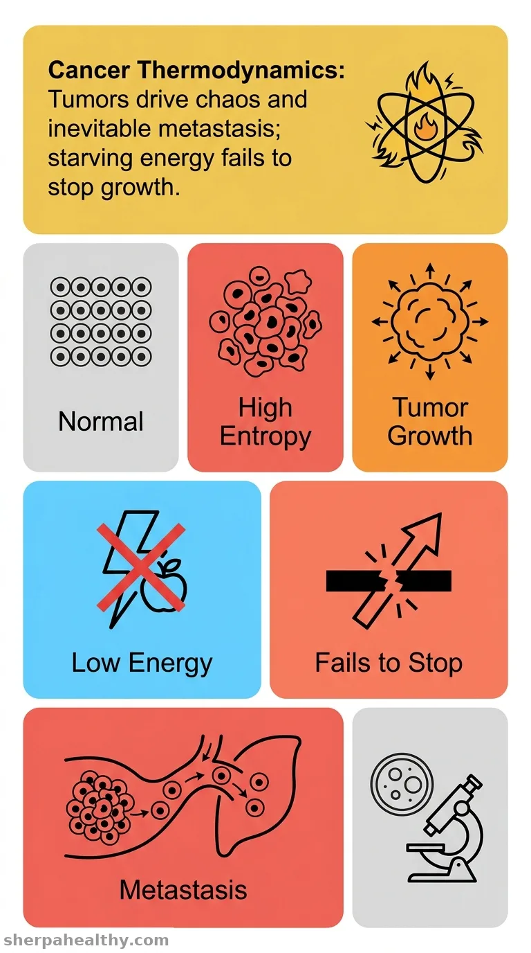 Non-equilibrium thermodynamics of cancer: Entropy dynamics and metastatic growth.