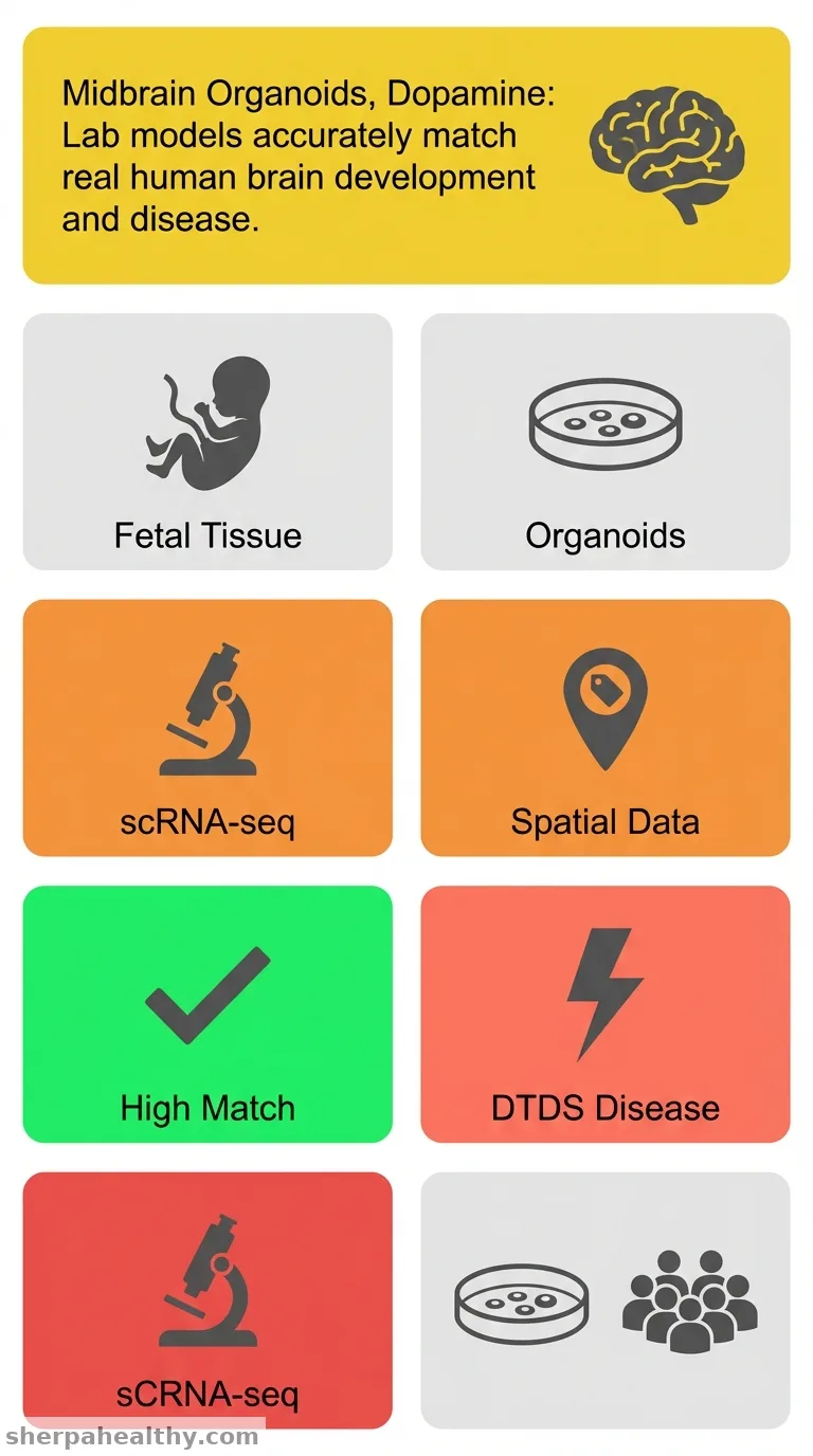 An in vivo and in vitro spatiotemporal profile of human midbrain development.
