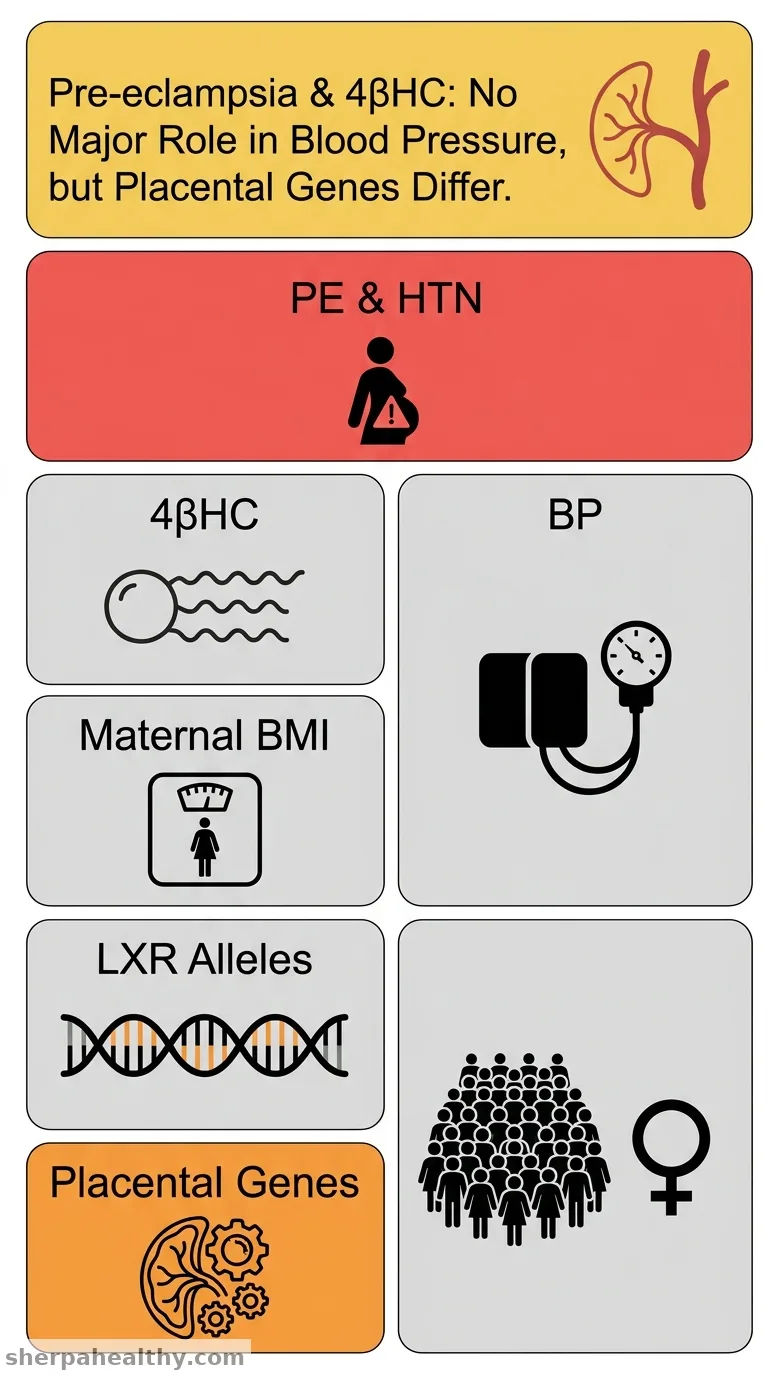 Role of oxysterol 4β-hydroxycholesterol and liver X receptor alleles in pre-eclampsia.