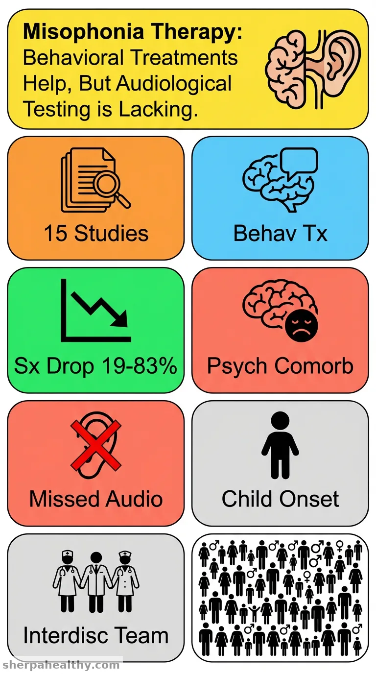 Assessment of auditory conditions in misophonia treatment research: a scoping review.