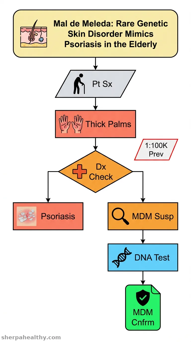 Atypical manifestation of psoriasis in the elderly: possible expression of Mal de Meleda diagnosis review and case report.