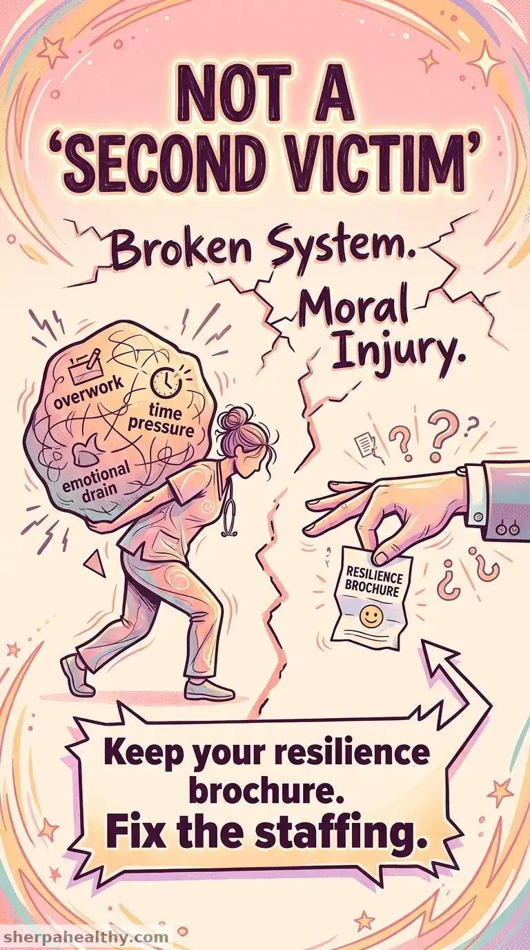 The second victim label ignores patient safety reality