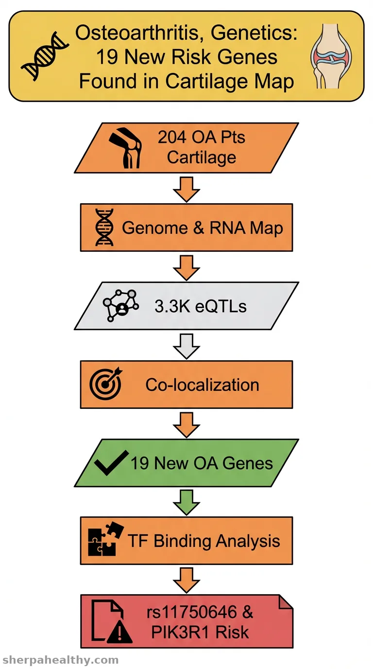 Genetic transcriptional regulation profiling of cartilage reveals pathogenesis of osteoarthritis.