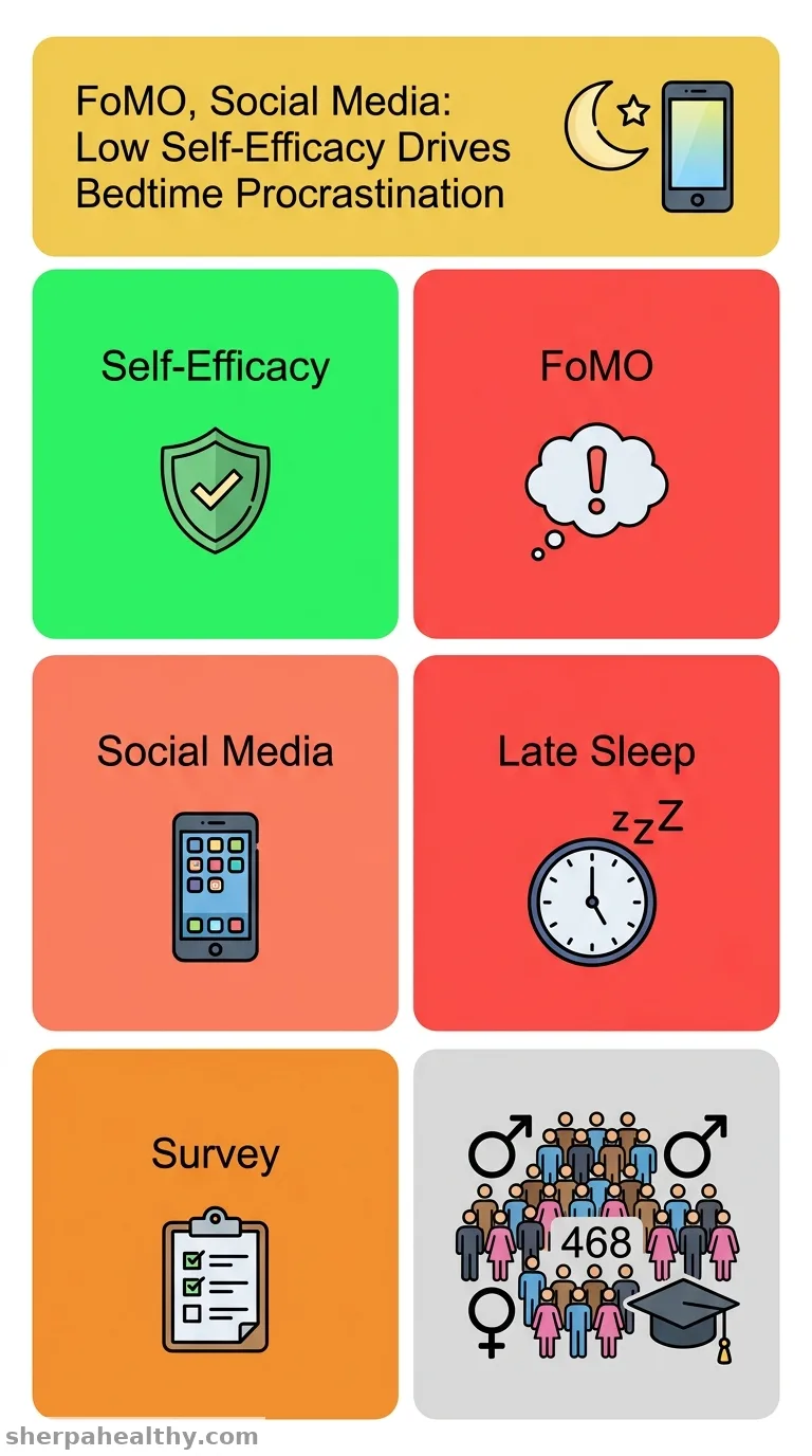 Self-Efficacy, Fear of Missing out, Social Media Use, and Bedtime Procrastination in Chinese College Students.