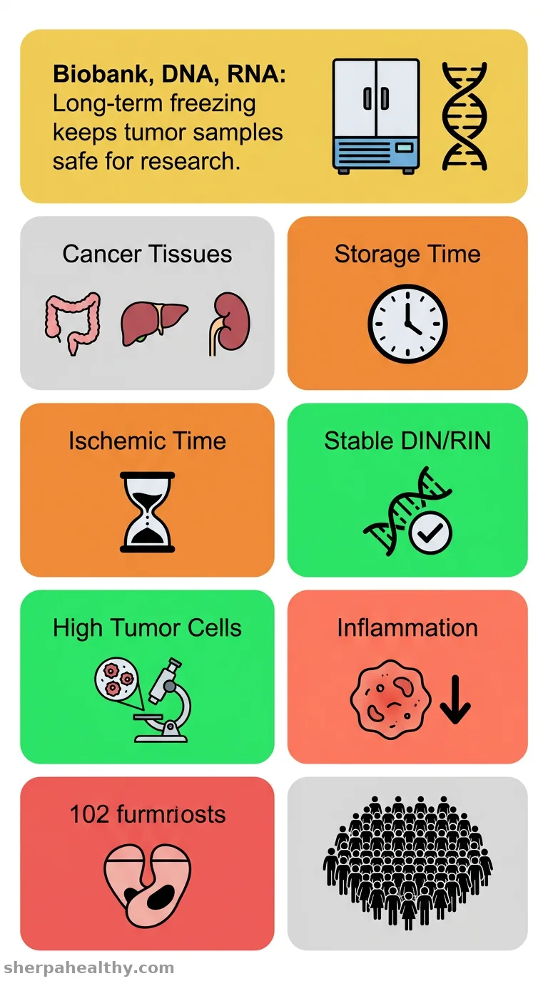 Frozen section histopathology and preanalytical factors affecting nucleic acid integrity in biobanked fresh-frozen human cancer tissues.