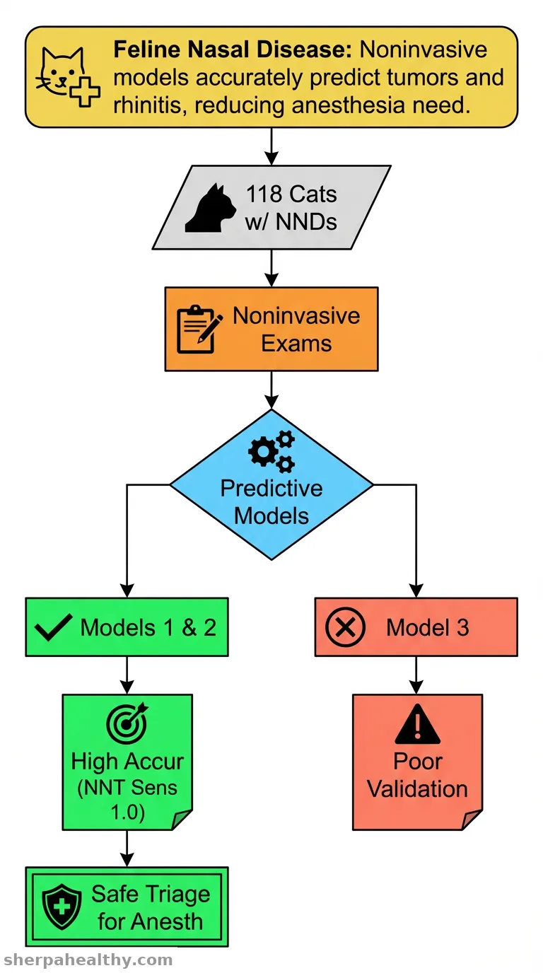Construction of a Diagnostic Prediction Model for Feline Nasal and Nasopharyngeal Diseases in Japan Using Noninvasive Examinations.