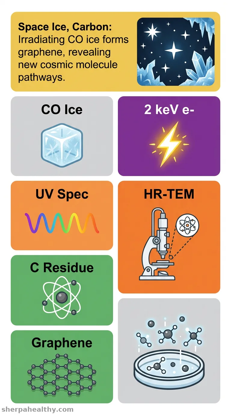 Irradiation of condensed CO reveals a new pathway for the formation of aromatic molecules in astrochemical ices.
