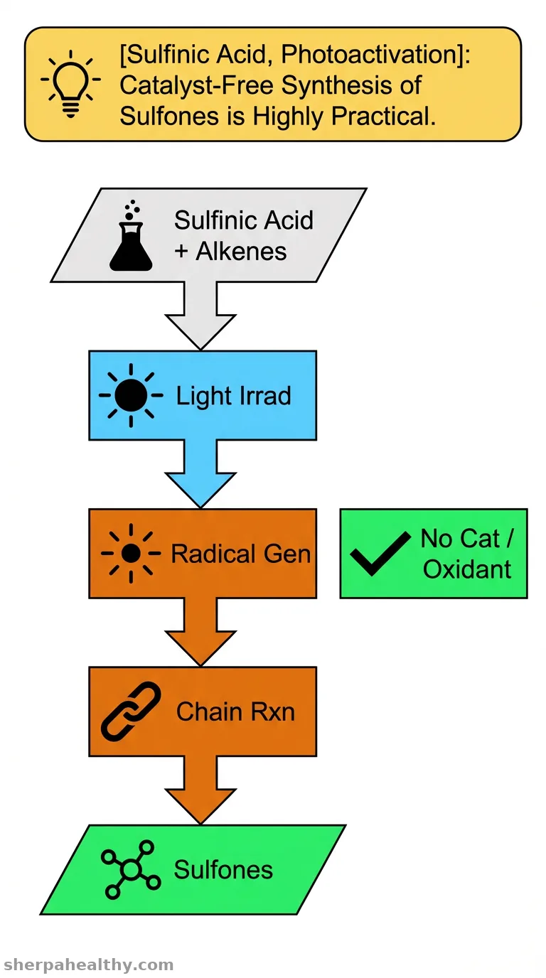 Direct Photoactivation of Sulfinic Acids to Access Hydrosulfonylation and Arylsulfonylation of Alkenes.