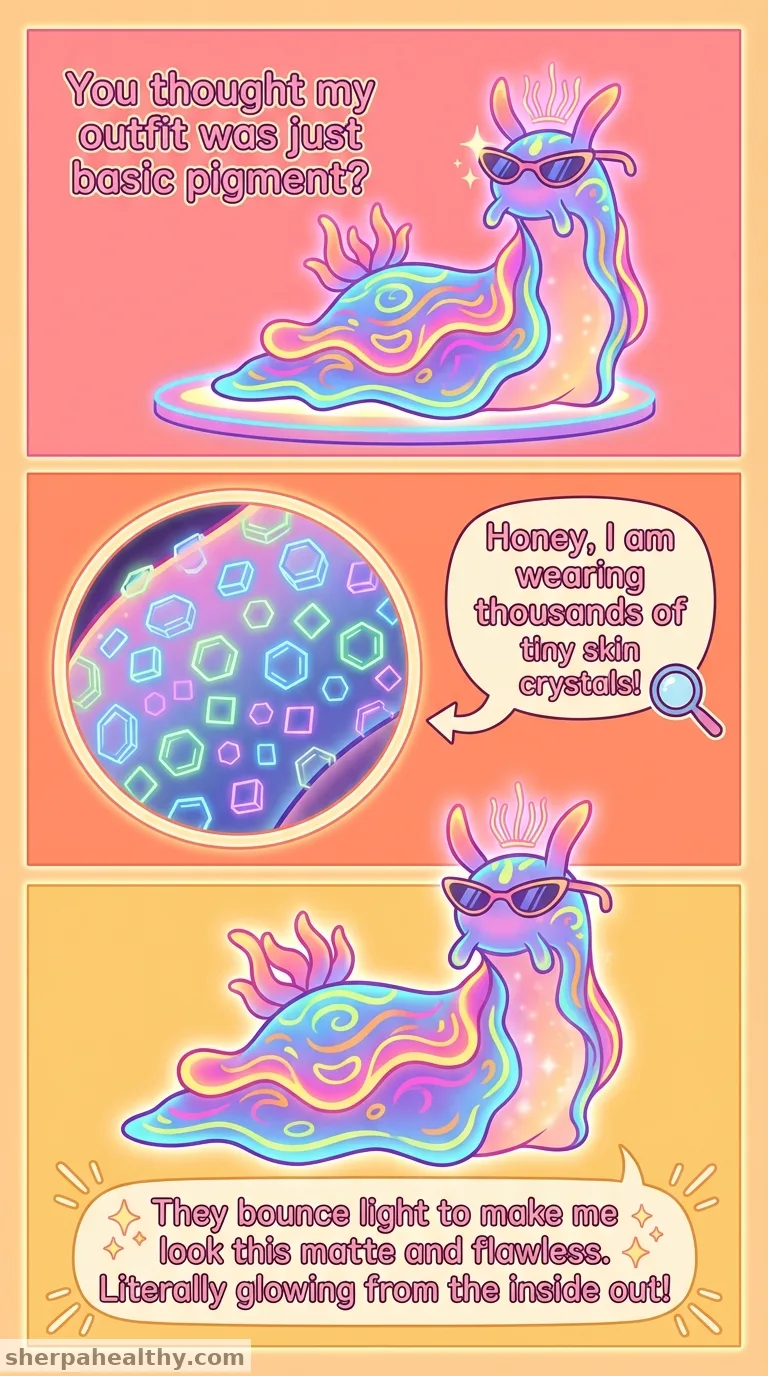 The Prettiest Sea Slugs Use Crystals in Their Skin as 'Pixels' of Color