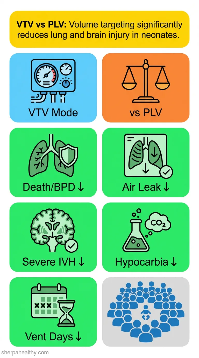 Volume-targeted versus pressure-limited ventilation in neonates.