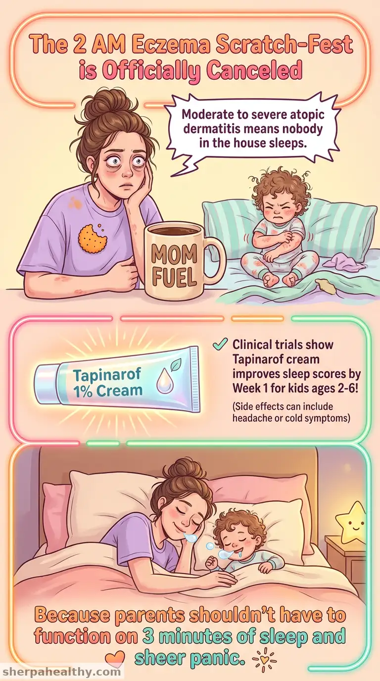 Tapinarof Cream Shows Early, Consistent Improvement in Sleep for Patients With Atopic Dermatitis