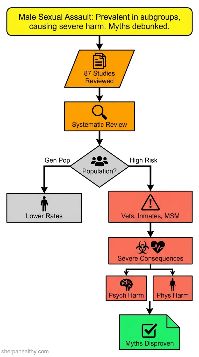 Prevalence and consequences of adult sexual assault of men: review of empirical findings and state of the literature.
