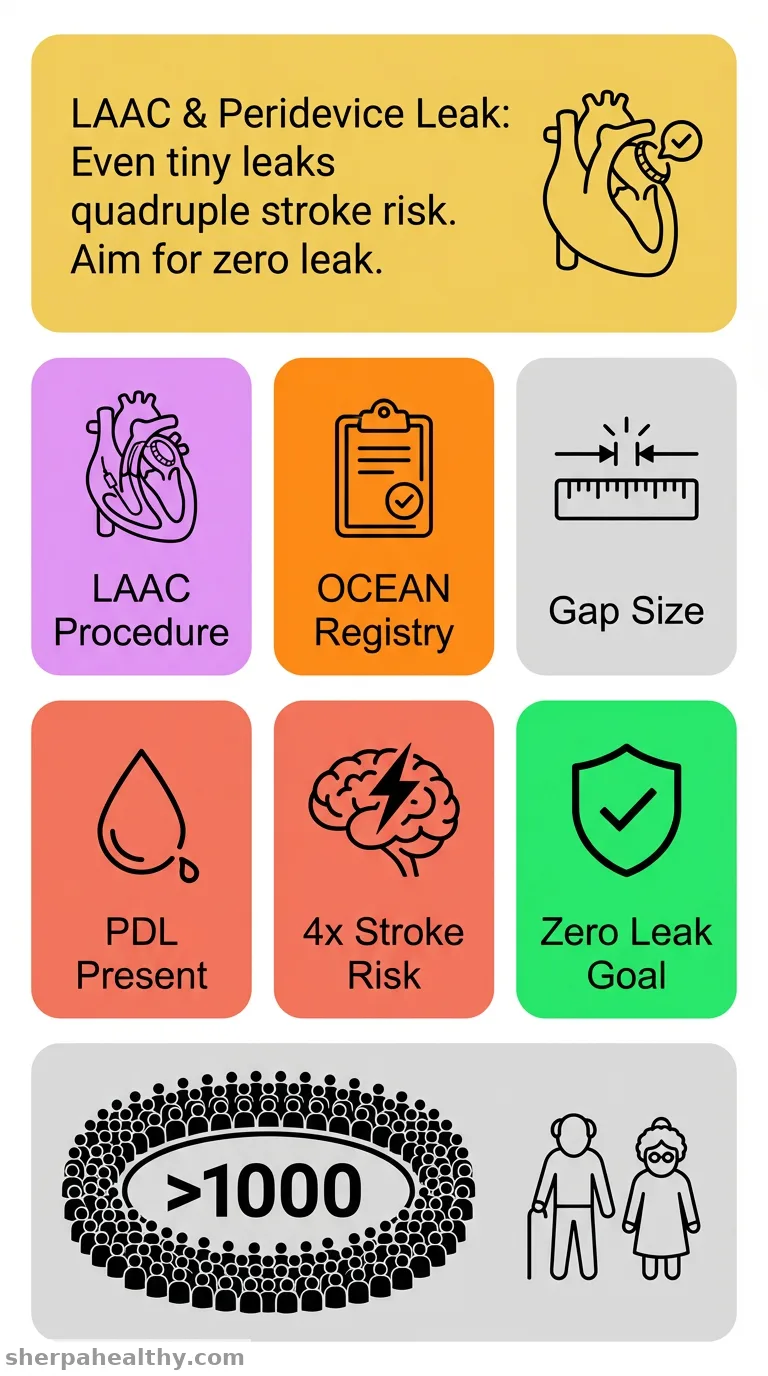 Impact of Peridevice Leak on Clinical Outcomes After Left Atrial Appendage Closure: The OCEAN-LAAC Registry.