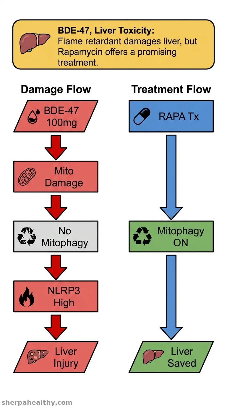 Subacute exposure of 2, 2', 4, 4'-tetrabromodiphenyl ether induced liver injury by inhibiting mitochondrial autophagy and increasing NLRP3 inflammasome in mice.
