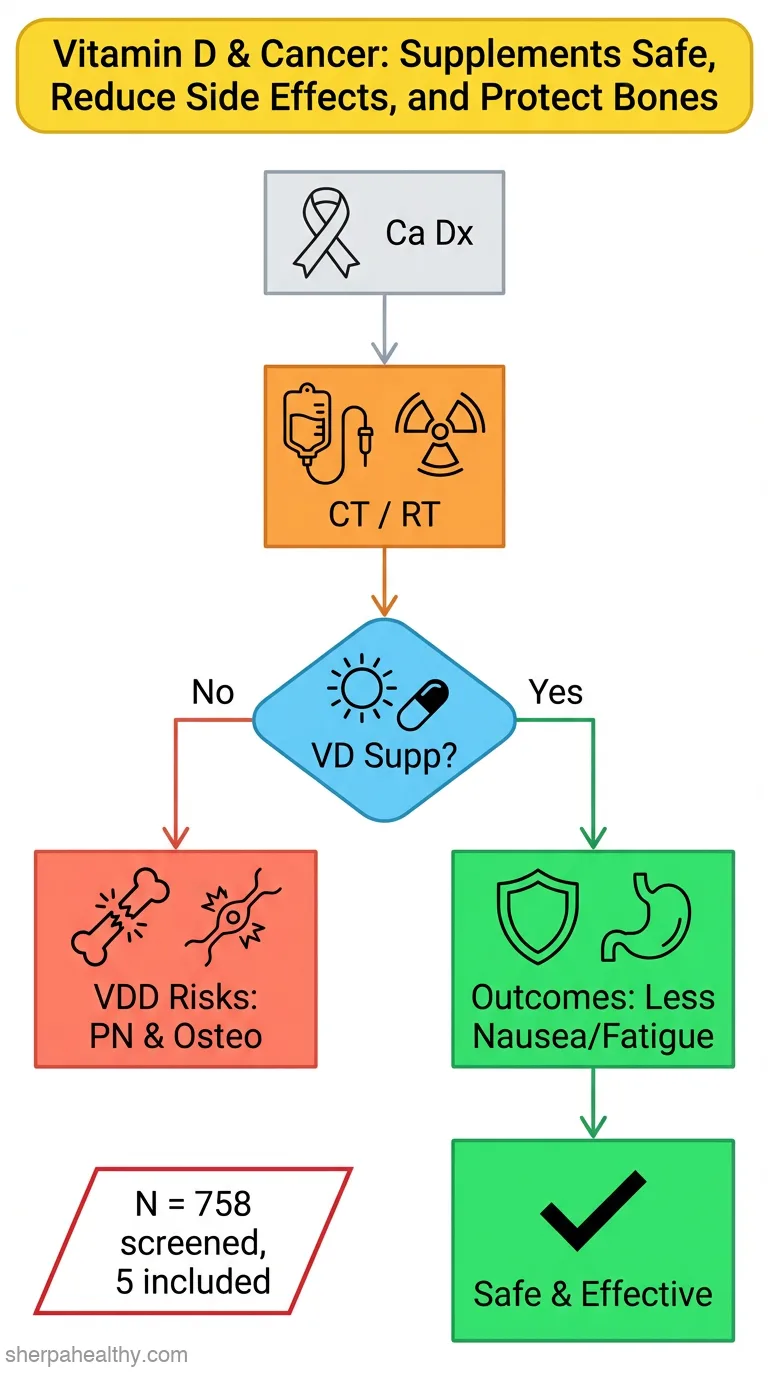 A Systematic Review of Vitamin D Supplementation in Oncology: Chance of Science or Effectiveness?