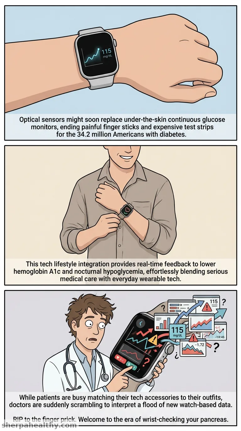 Smart watch glucose monitoring on the horizon