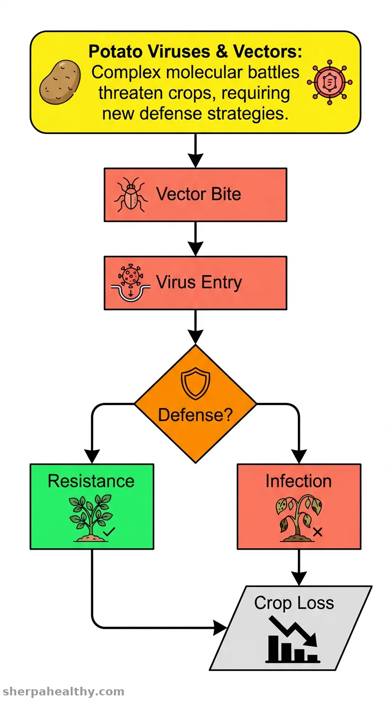 Molecular Mechanisms of Potato Plant-Virus-Vector Interactions.