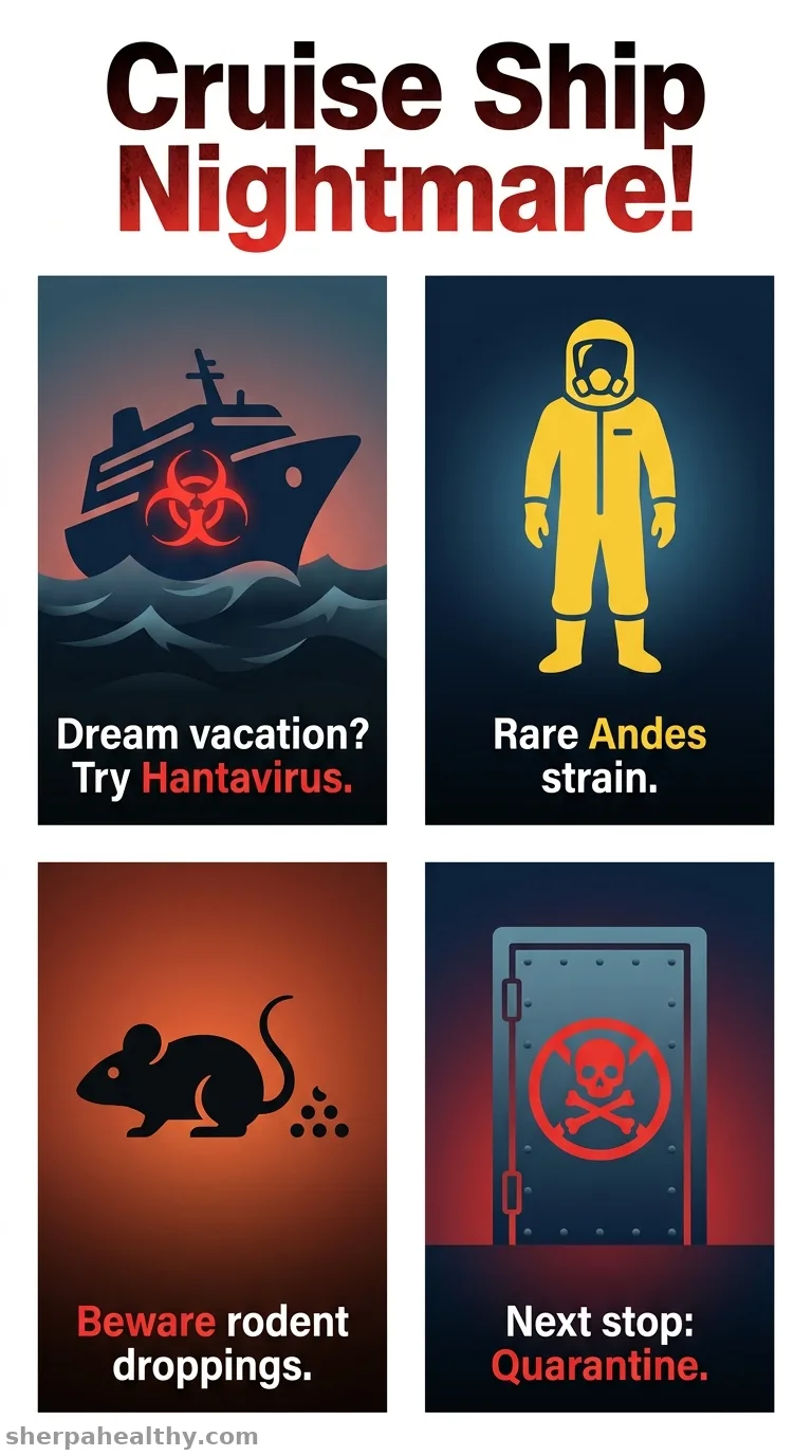 Cruise ship at center of hantavirus outbreak arrives at Spain's Tenerife
