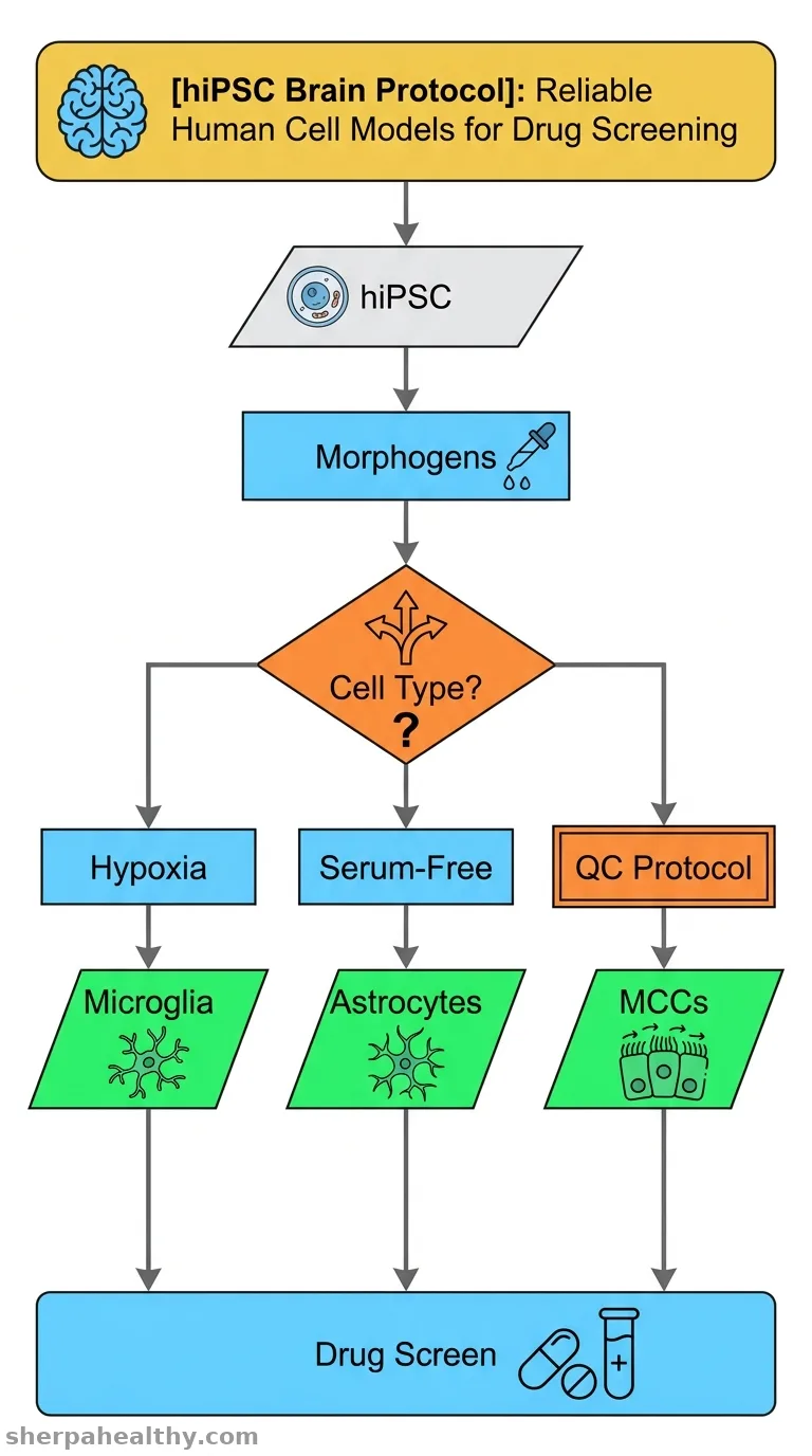 Protocol for morphogen-guided differentiation of brain cell types using human induced pluripotent stem cells.